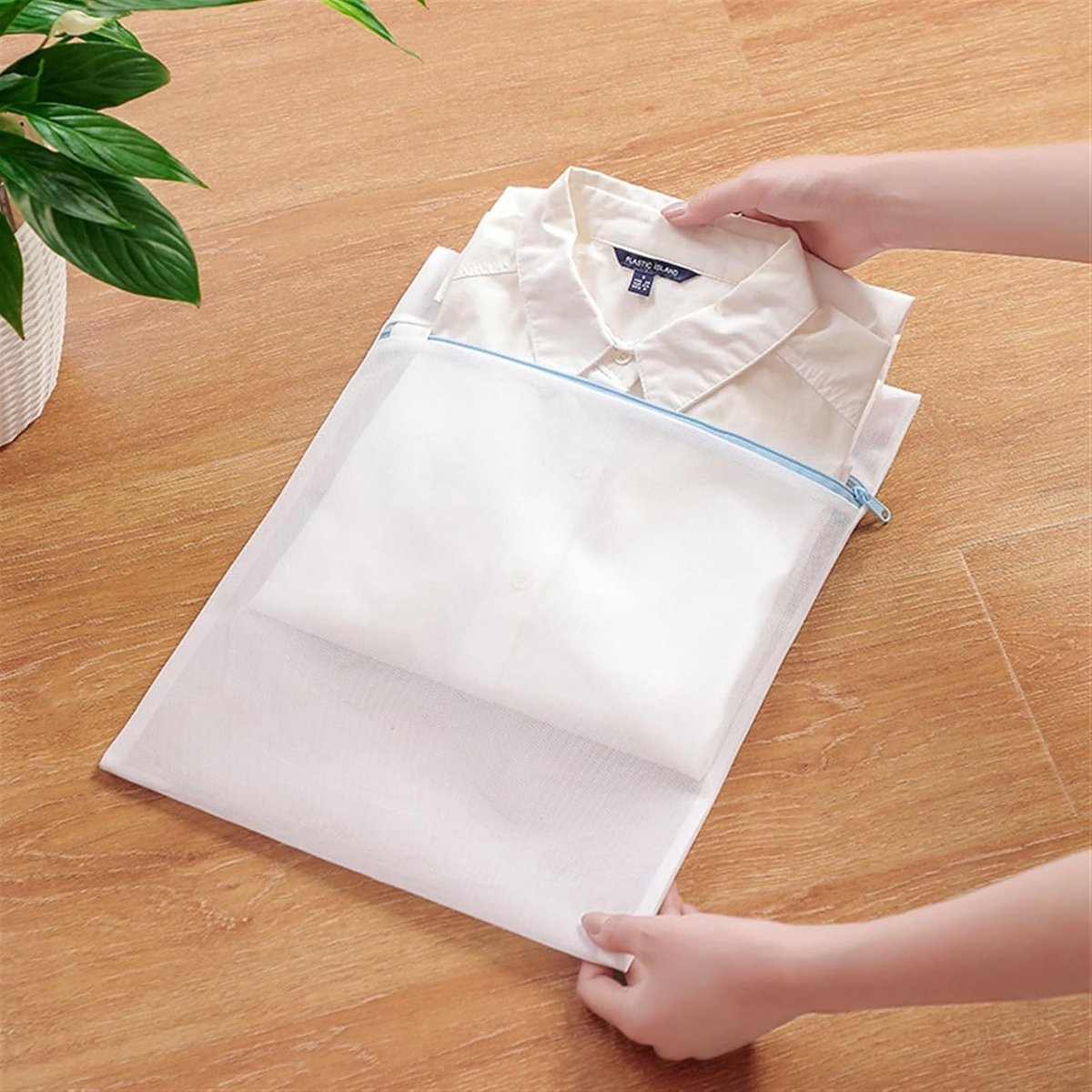 Laundry Bag - Blue Laundry Bags with Zipper - Fine Mesh Storage Bags - Protect Your Laundry and Washing Machine - Laundry Bags for Washing Bras, Underwear, Socks, Baby Clothes, Travel and Storage - Set of 6