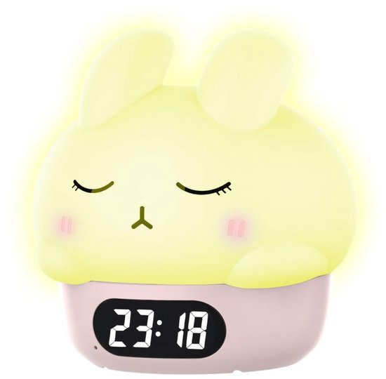 Children's night light - table lamp for bedroom - cute rabbit shape - cartoon bedside lamp - baby night light (blue)