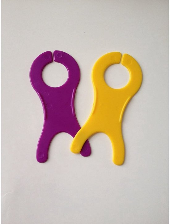 Crochet Hook - Large Spool for Knitting and Sewing - Handmade, 1 Set of 20 - Random Colors - 10x4.8 cm