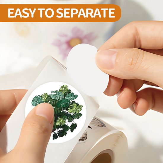 Stickers - 500 sheets - Journaling stickers - Plant stickers - 14 sheets of reusable green stickers with plant curls
