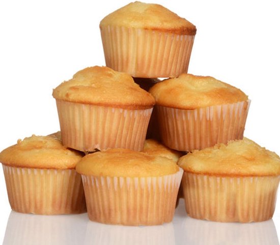 500-pack Muffin Cups - Odorless - Oil-resistant paper cupcake liners - Suitable for cupcakes, muffins and nuts