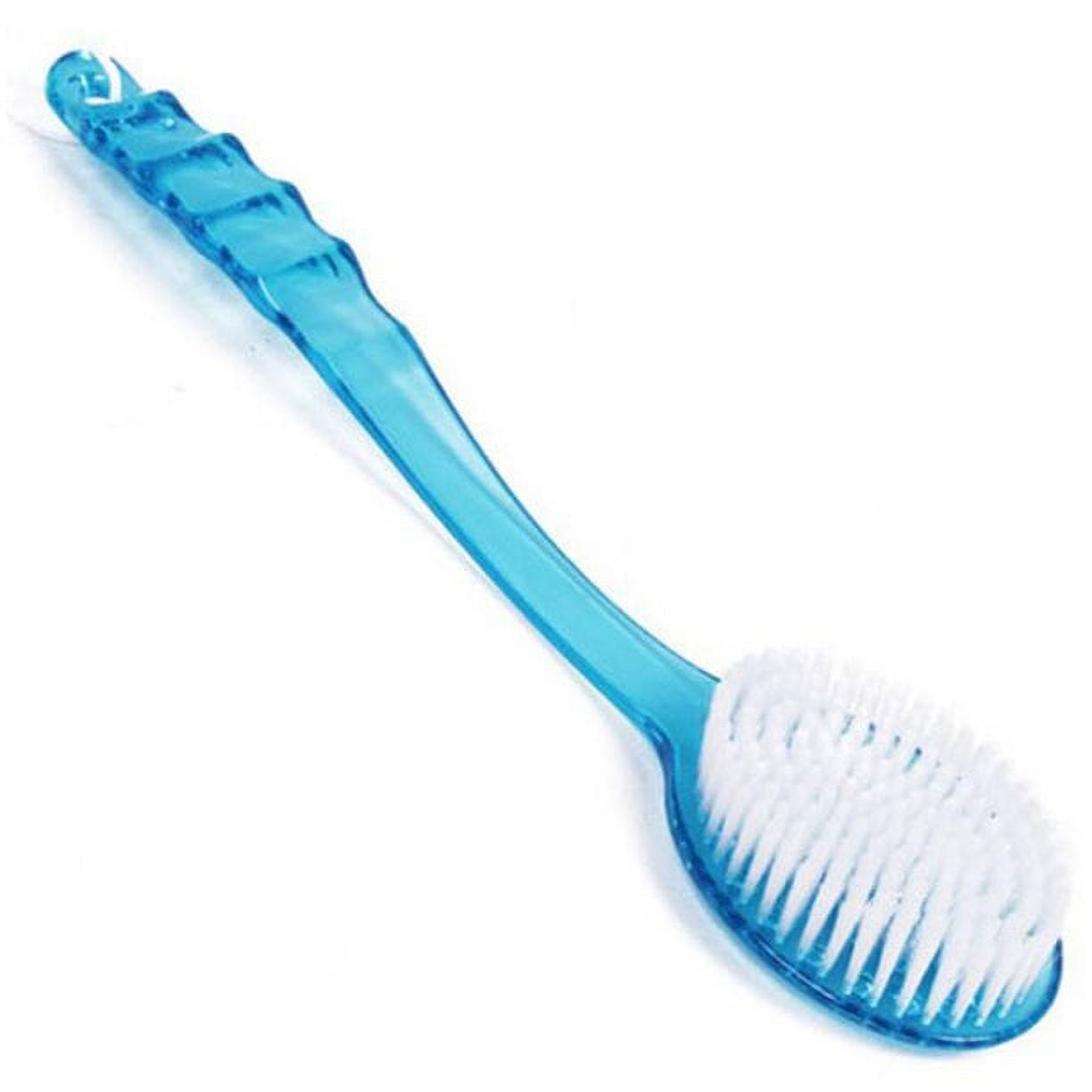 Warkul Long Handled Bath Shower Back Brush Body Scrubber Massager Skin Cleaning Tool Brush 2023 New Blue