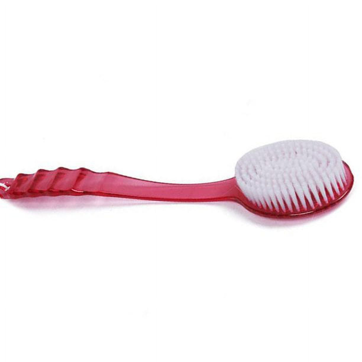 Warkul Long Handled Bath Shower Back Brush Body Scrubber Massager Skin Cleaning Tool Brush 2023 New Rose Red
