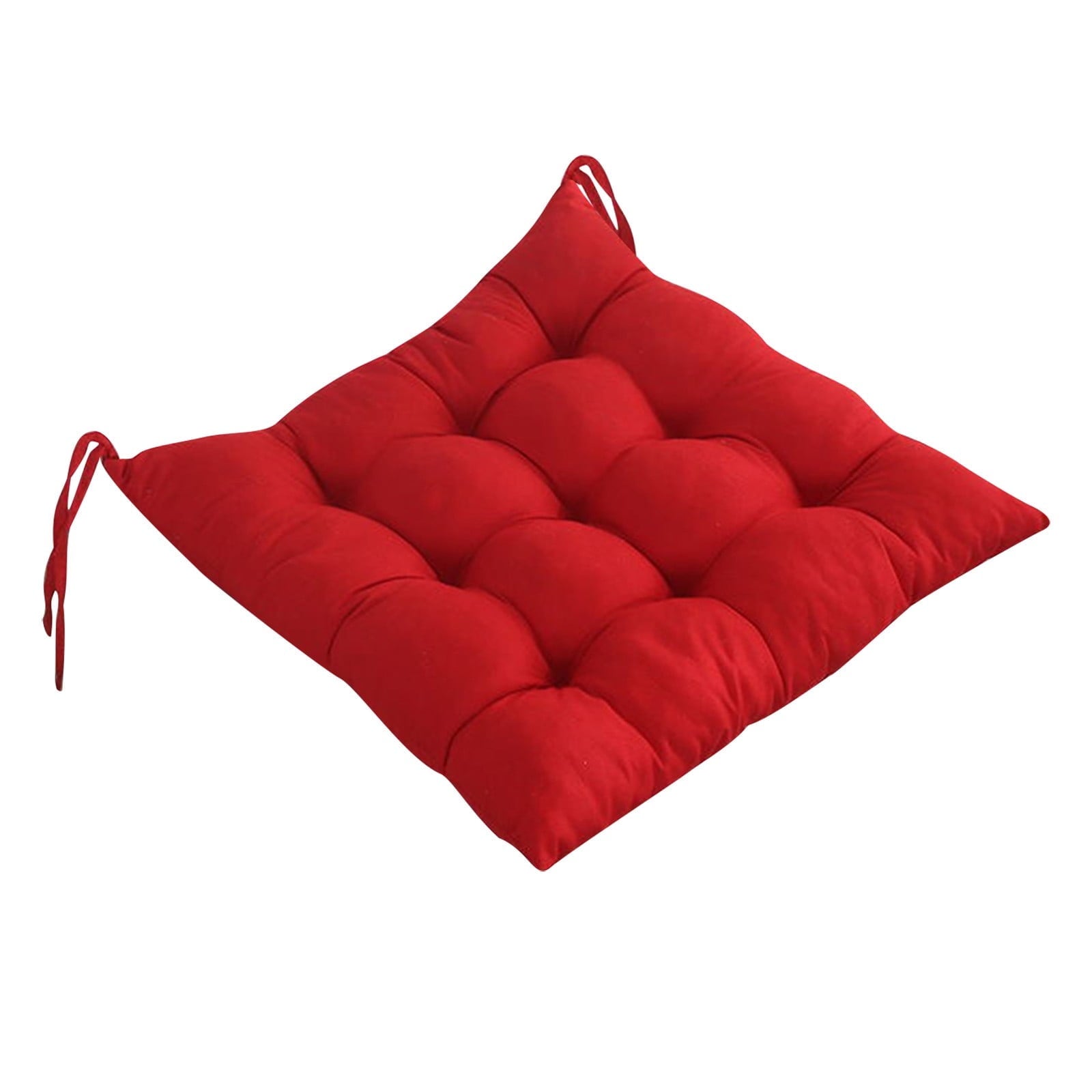 Tyidzon Chair Cushions Non-Slip Rocking Chair Cushion with Ties for Living Room Kitchen, Indoor Seat Cushion, 15X15 Inches B
