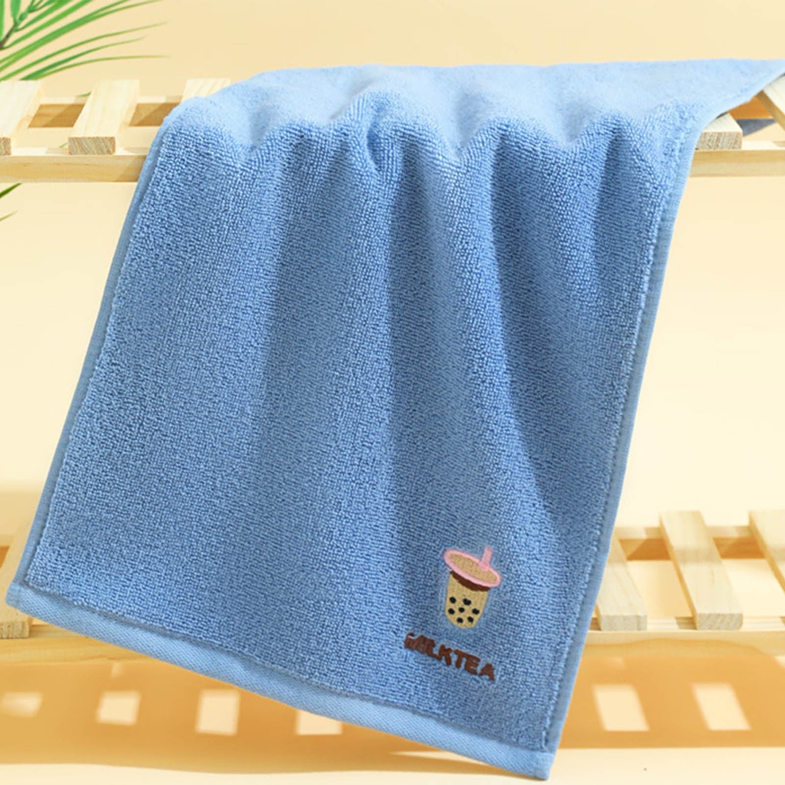 Clearance Under $1 Boovnll Hand Towels, 10x20" Super Soft & Absorbent Solid Color Quick Dry Microfiber Cotton Towels, Thicken Hand Towels for Bathroom, Kitchen, Hotel, Pool, Daily Use, Towels B