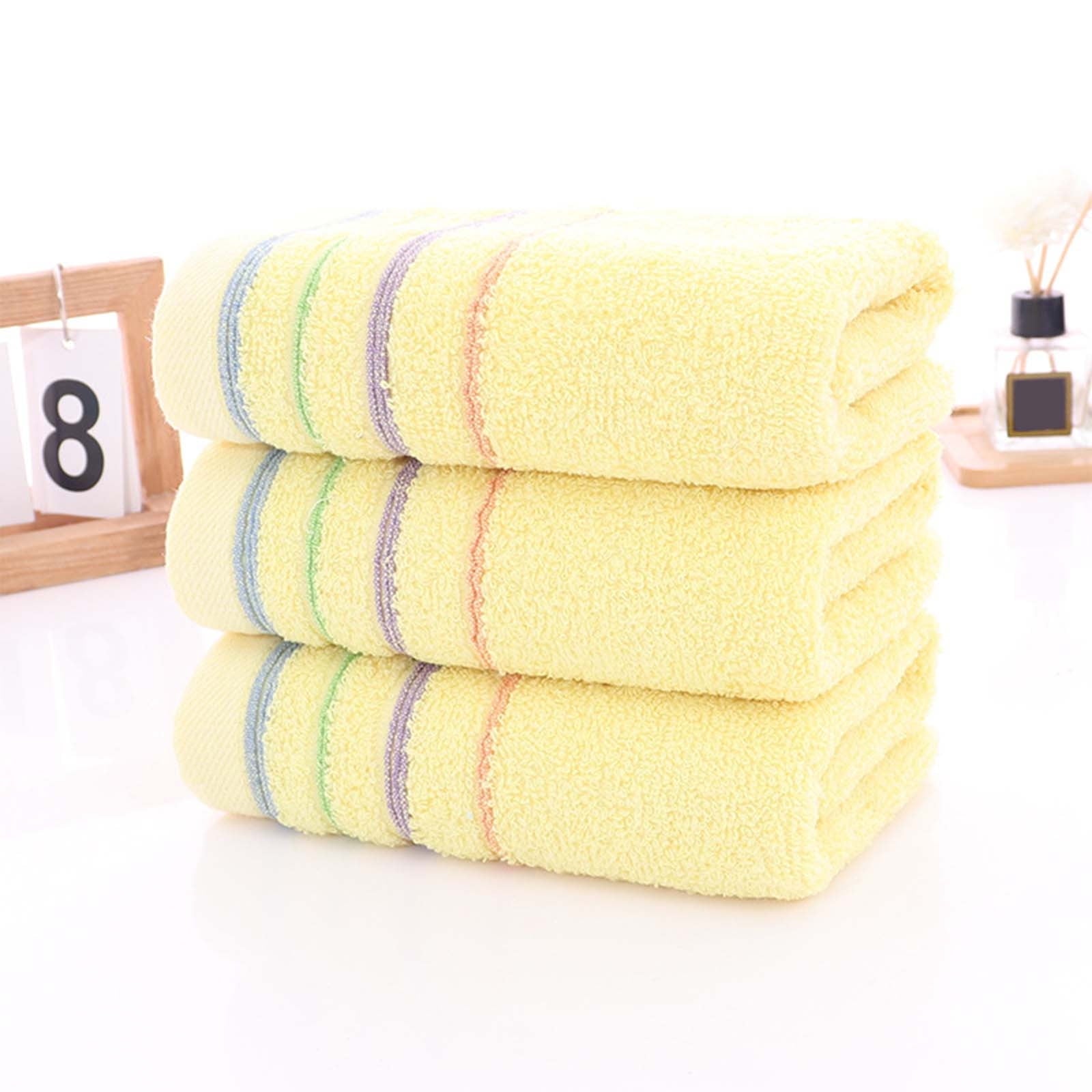 Clearance Under $1 Boovnll Hand Towels, 10x20" Super Soft & Absorbent Solid Color Quick Dry Microfiber Cotton Towels, Thicken Hand Towels for Bathroom, Kitchen, Hotel, Pool, Daily Use, Towels J