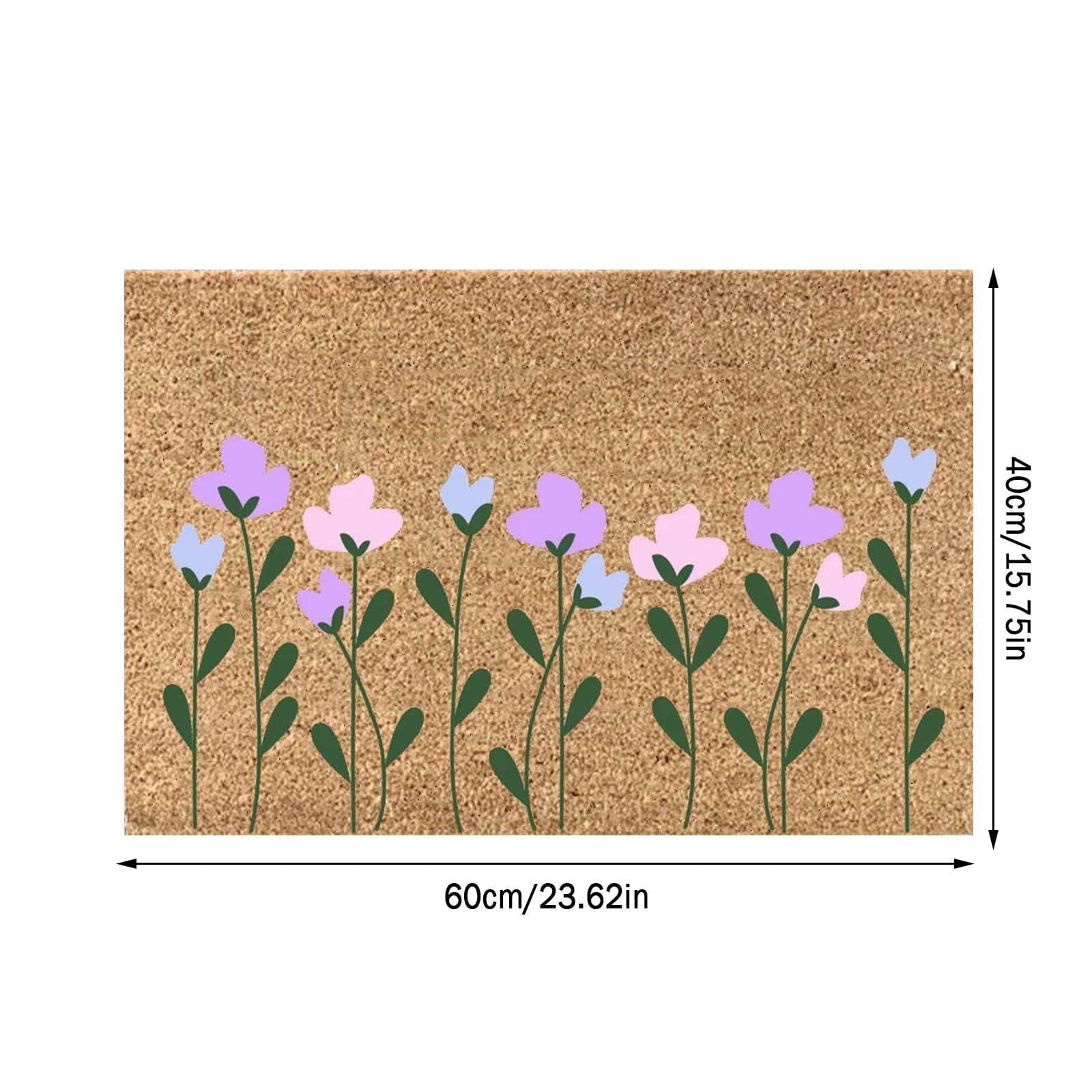 16x24 inch Doormats for Outdoor Entrance Home Waterproof Floor Mat Outdoor Rug Front Door Spring Mat Floor Decor Outdoor Summer Decor Spring Rugs Mat for Front Door Outside Outdoor Porch Mat Doormat16