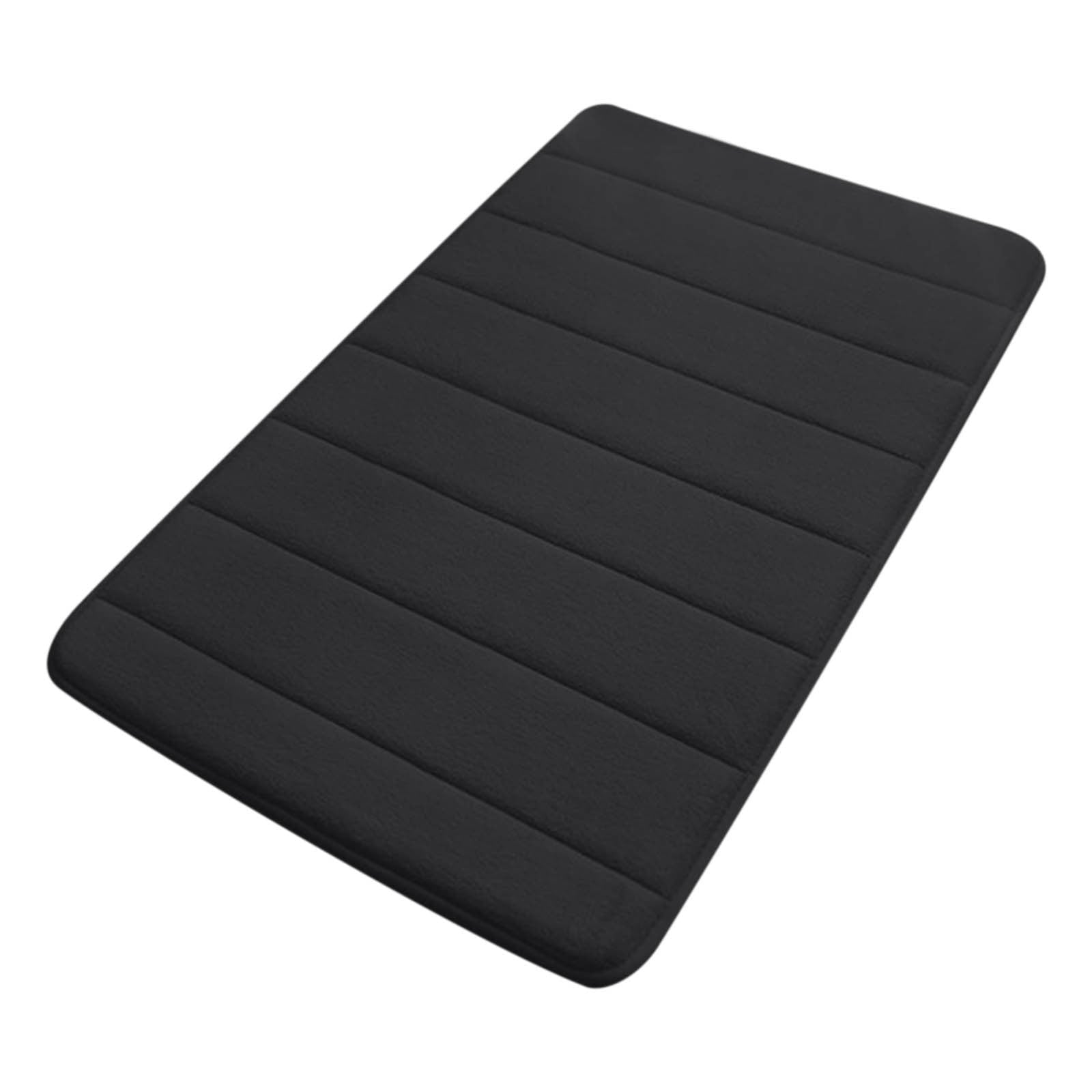 Memory Foam Bath Mat with Cobblestone Design, Super Soft & Quick-Dry Bathroom Rugs, Machine Washable Non-Slip Absorbent Floor Mat for Bathroom Shower Tub, 16x24 Inch by PALIFEUR A