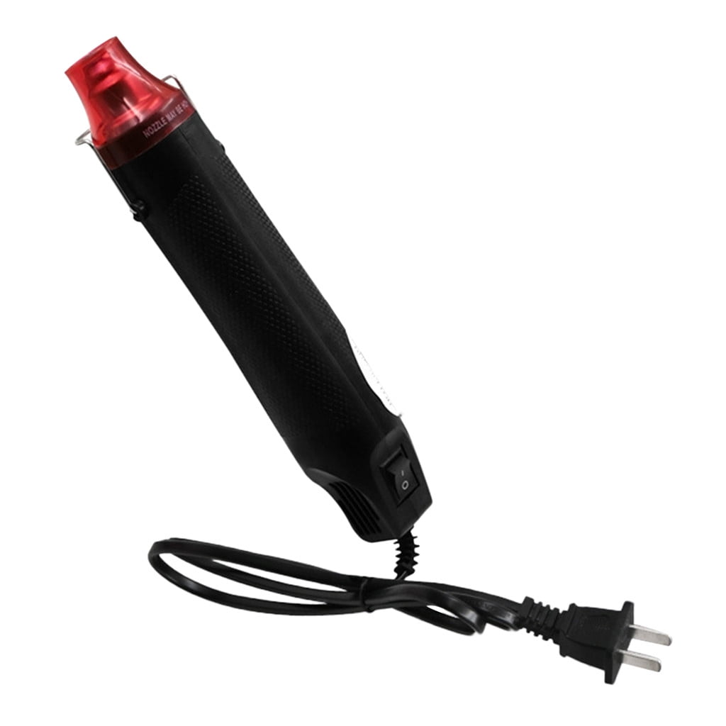 Multifunctional Hot Air Gun 220V Hot Air Gun Black - Flat Plug 1 × Heat Gun Paint Heat Shrink Wrap Tool Tool Crafts Diy Drying Embossing Tools & Home Improvement One Size Black