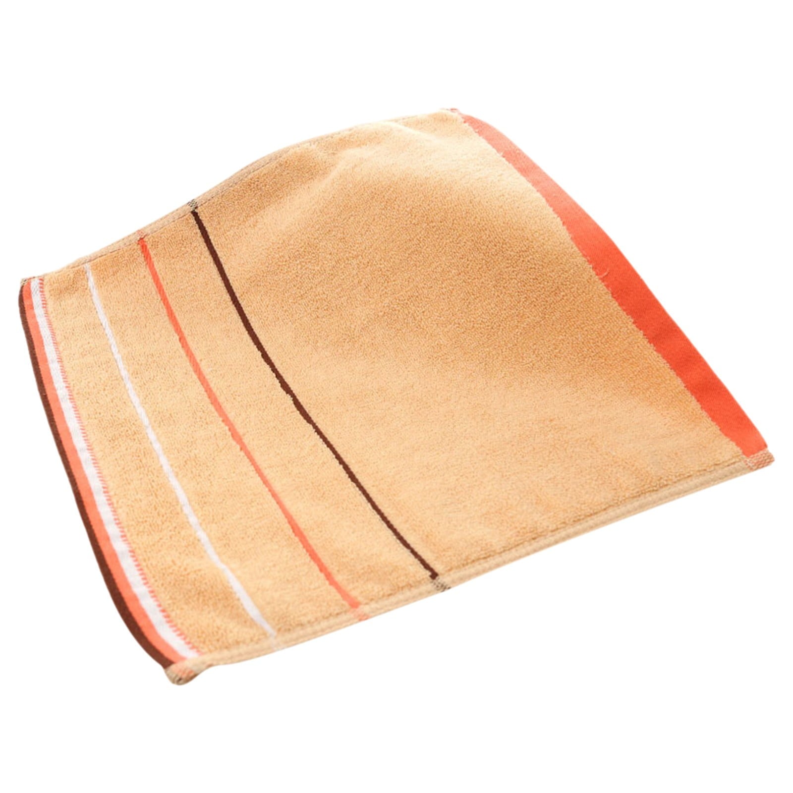 1 Towel Square Pure Cotton Towel Thickened Absorbent Large Square Towel Kindergarten Cleaning Towel Hand Towel One Size Coffee