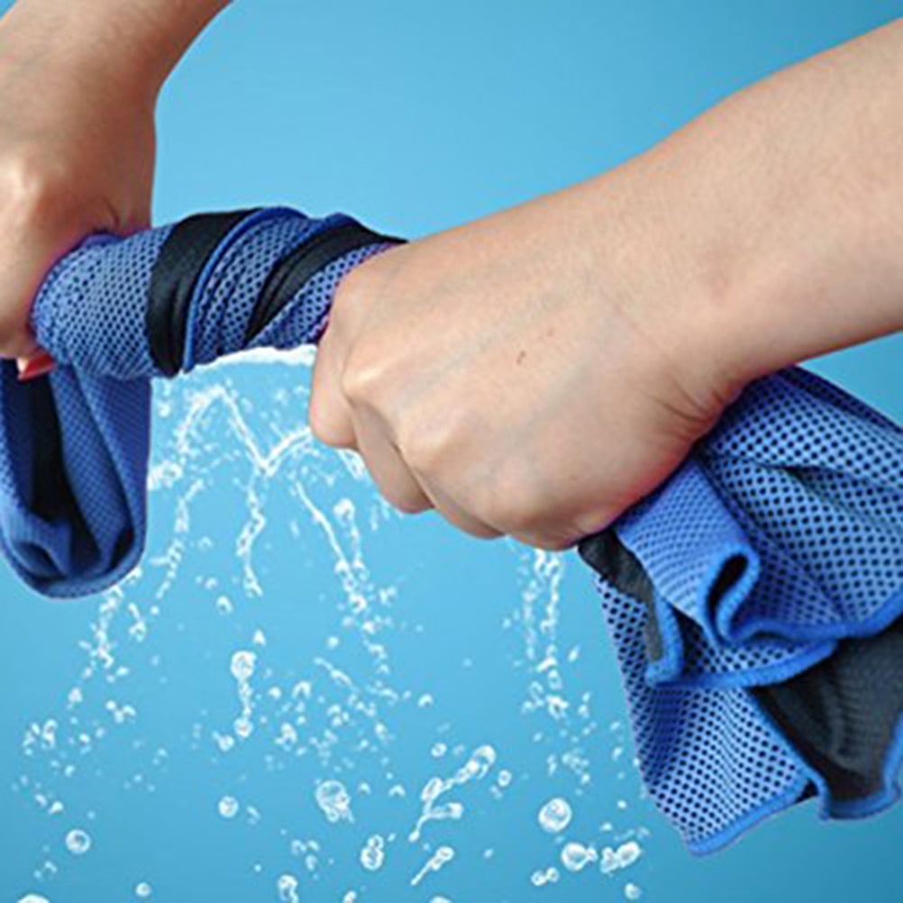 SWETRACE Instant Cooling Towel for Neck Fever Relief 1Set 100.00X30.00X0.20CM Grey