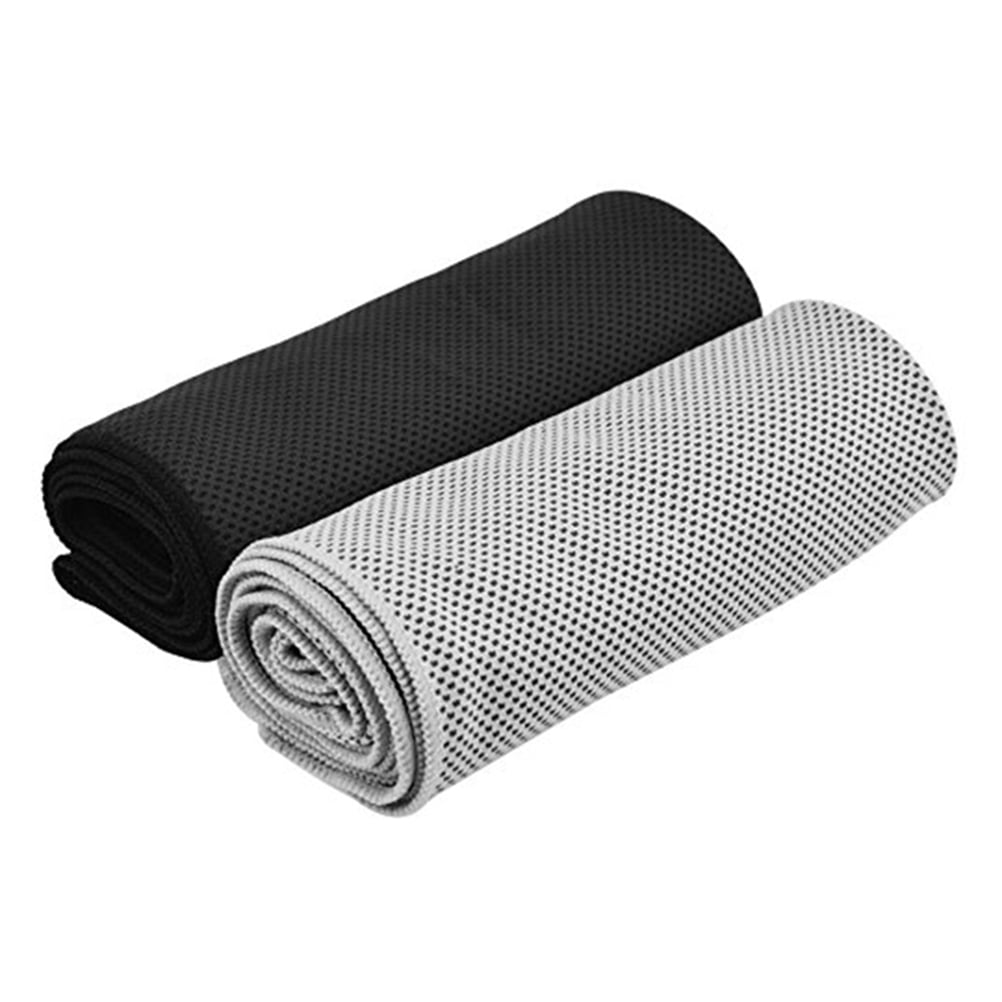 SWETRACE Instant Cooling Towel for Neck Fever Relief 1Set 100.00X30.00X0.20CM Grey