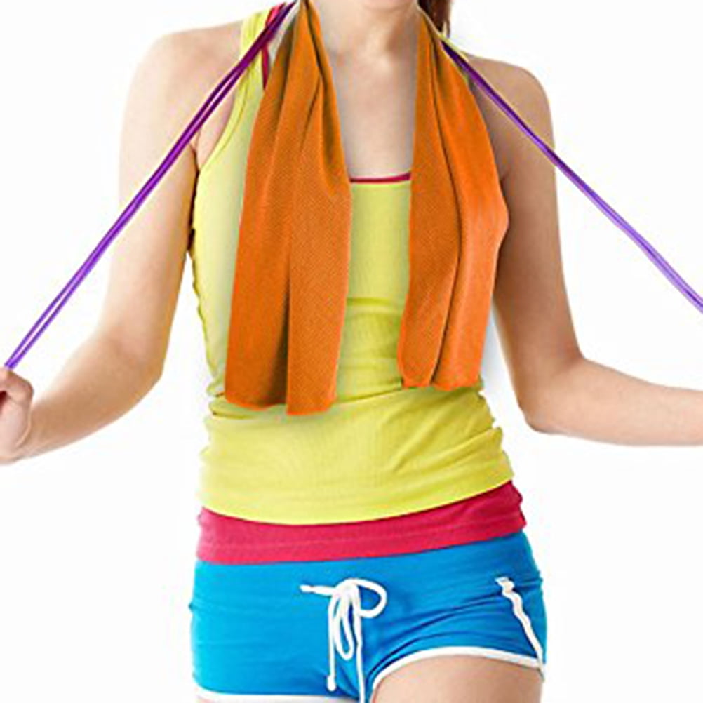 SWETRACE Instant Cooling Towel for Neck Fever Relief 1Set 100.00X30.00X0.20CM Grey