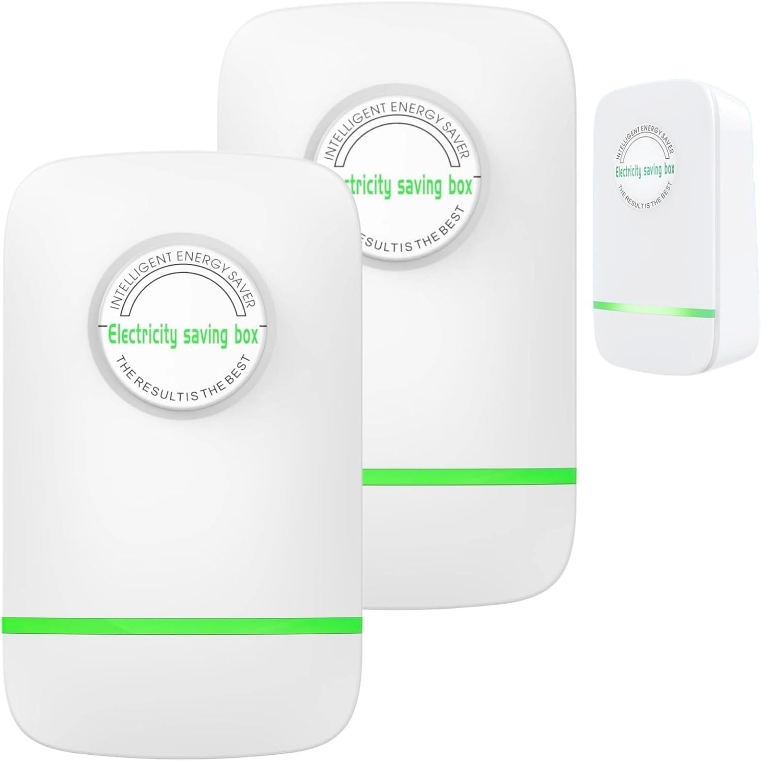 2 x Energy Saving Device New Elon Musk 90V-250V Stop-Watt Energy Saver Household