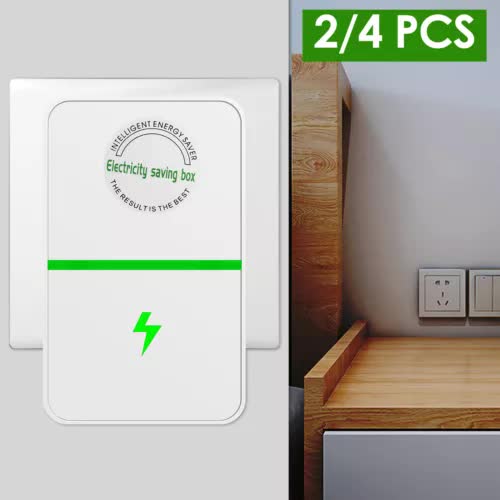 4 x Energy Saving Device New Elon Musk 90V-250V Stop-Watt Energy Saver Household