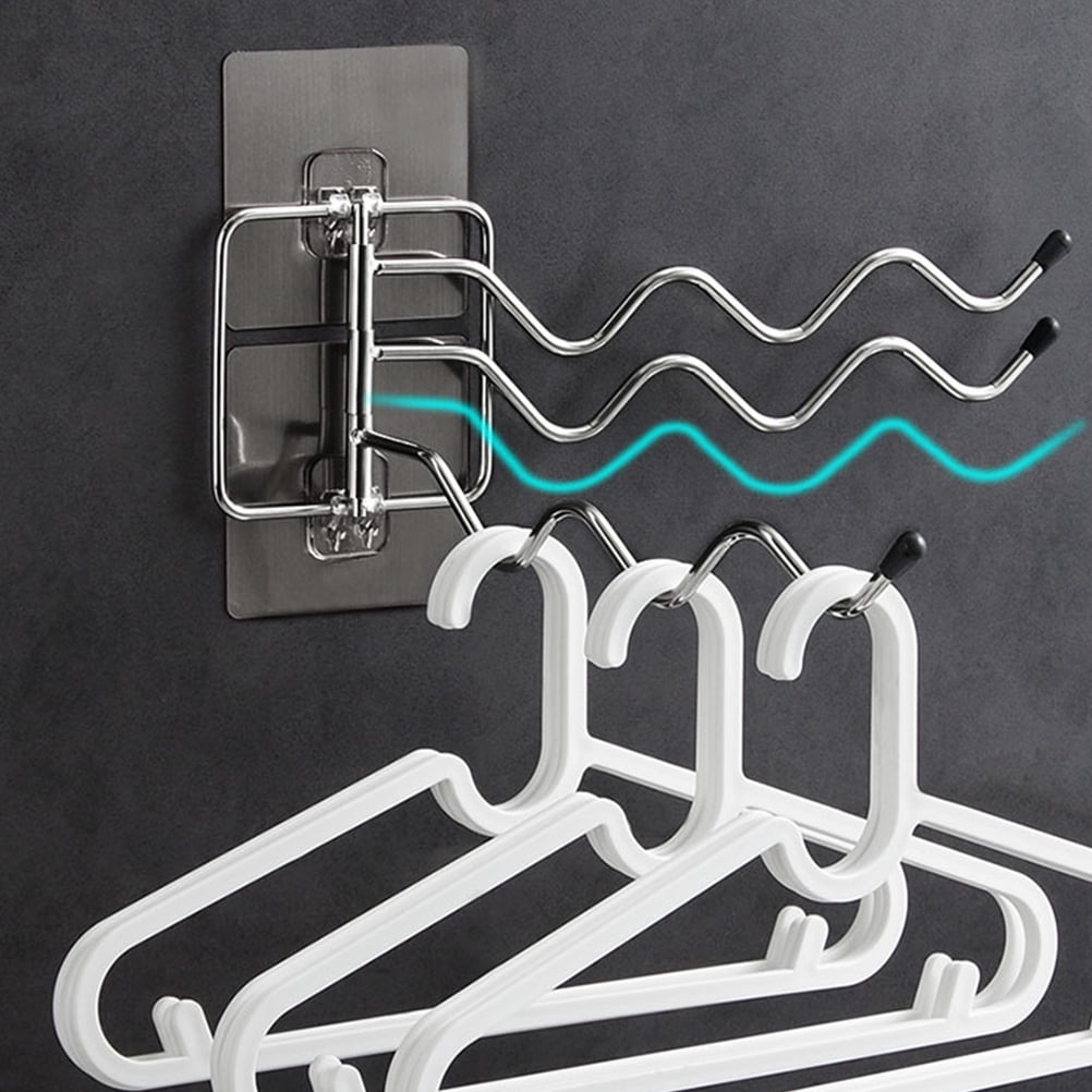 SWETRACE Small Towel Holder Iron Towel Rack Silver 1Pack Bathroom Accessories