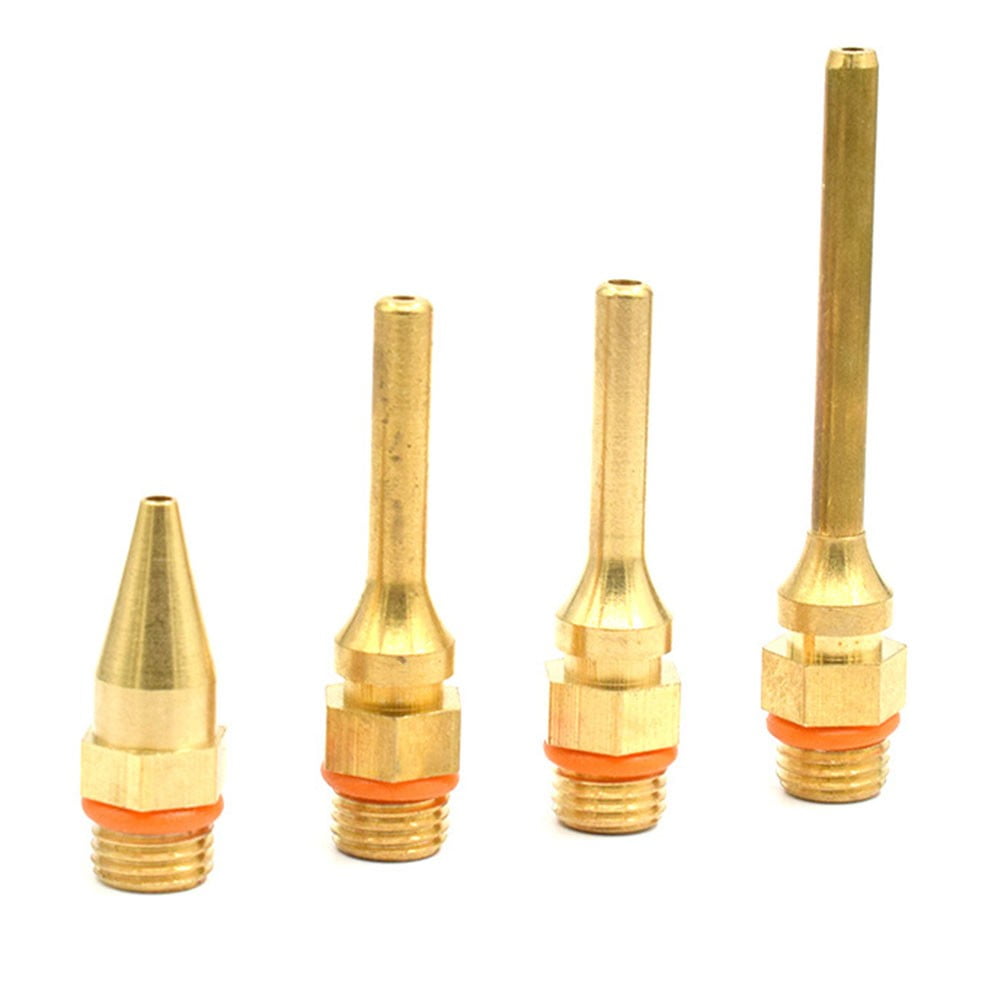 Pure Copper Hot Melt Glue Nozzle 34-100Mm Long Short Small-Bore Large Diameter Glue Nozzle Repair Tool Glue Sprayer 100X2.0Mm Smile Home