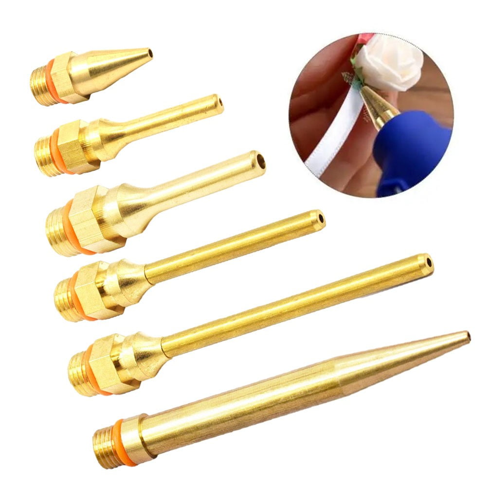Pure Copper Hot Melt Glue Nozzle 34-100Mm Long Short Small-Bore Large Diameter Glue Nozzle Repair Tool Glue Sprayer 100X2.0Mm Smile Home
