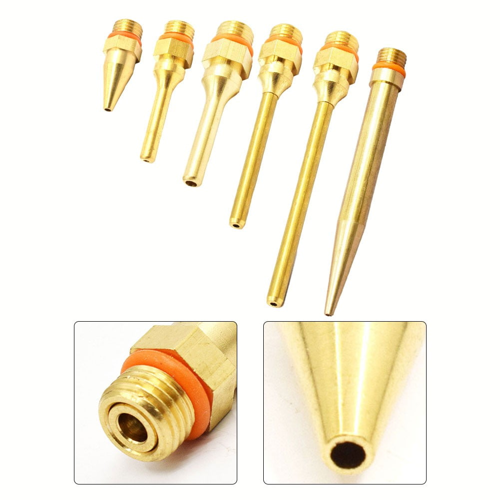 Pure Copper Hot Melt Glue Nozzle 34-100Mm Long Short Small-Bore Large Diameter Glue Nozzle Repair Tool Glue Sprayer 100X2.0Mm Smile Home