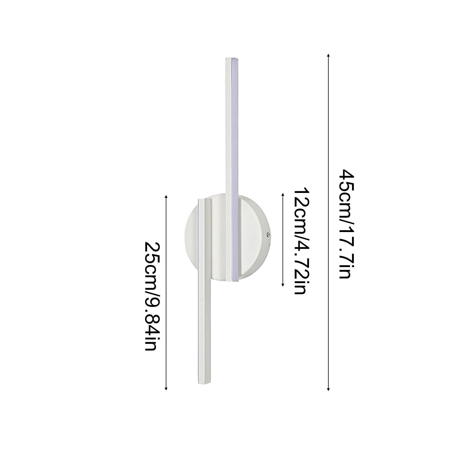 Battery Operated Wall Sconces, 360°Rotation Wireless Rechargeable Lights, Dimmable Detachable Lamp With 3000K-6000K Infinite Dimming,Wall Lamps Mood Led Corridor Wall Lamp White