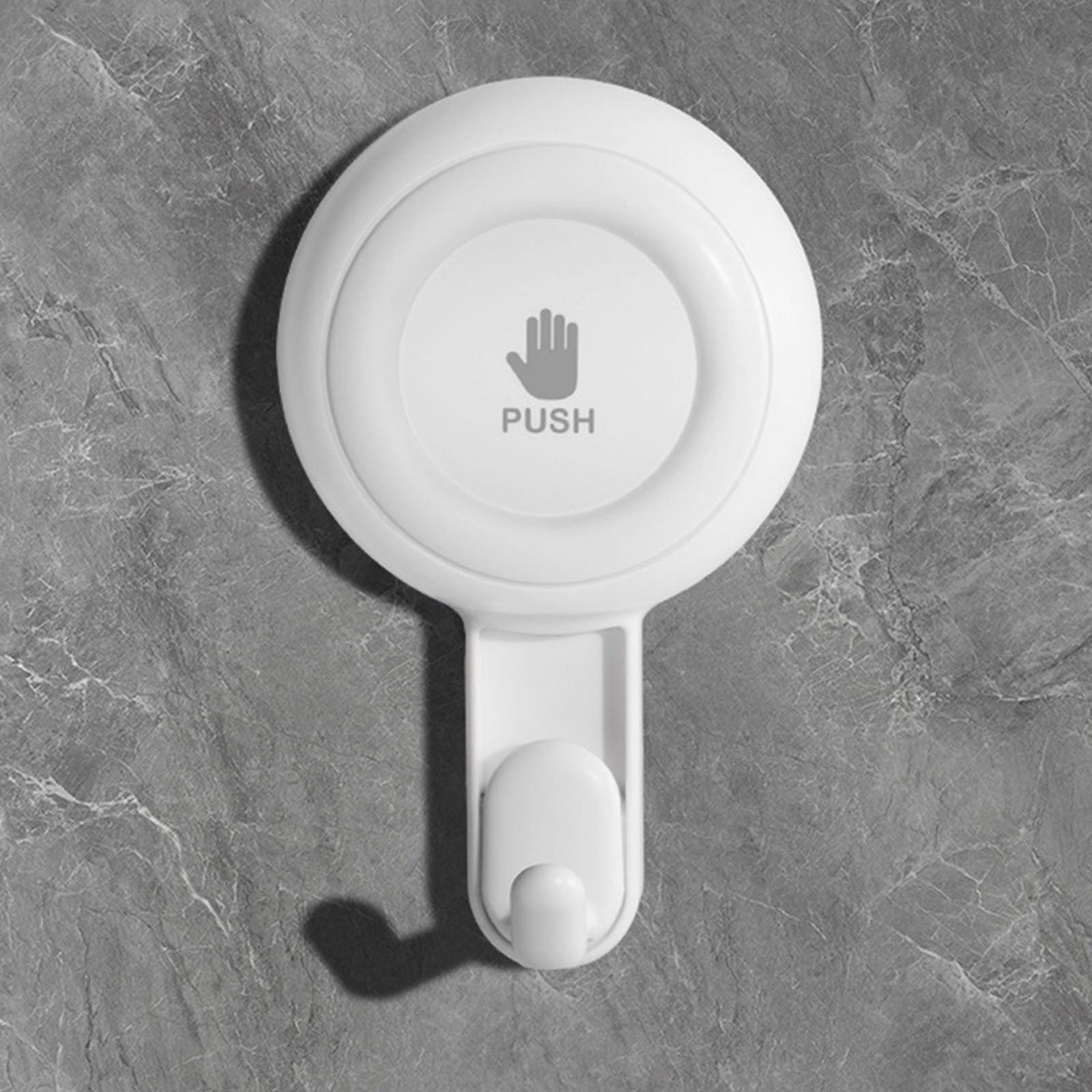 Powerful Suction Cup Shower Hooks for Towel, Loofah, 360° Rotatable Damage-free Hanging Versatile Wall Hooks for Inside Bathroom, Decoration, Removable Suction Holders, 1 Pcs, 4.37x2.67x1.81 4.37" x 2.67" x 1.81" White1