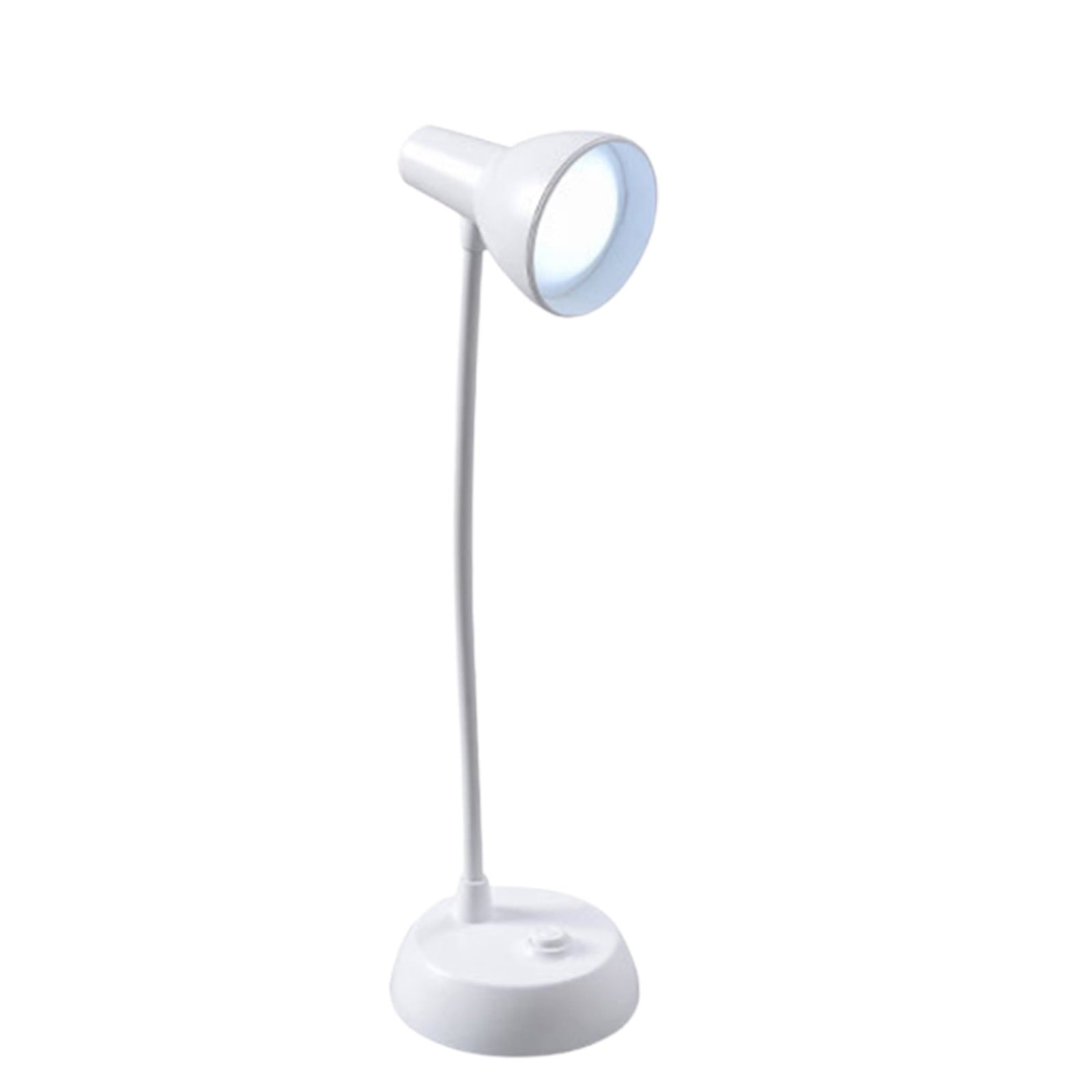 Cute Pink Desk Lamp with USB Charging Port,Dimmable LED Table Lamp for Home Office,Flexible Neck Reading Light with Auto Dimming,Power Adapter Included,LED Eye Protection Table Lamp White