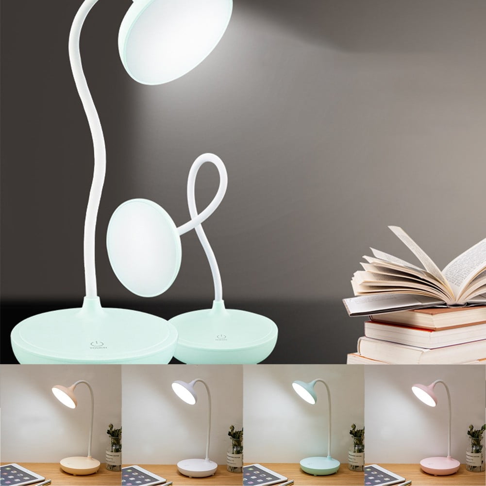 LED Desk Lamp with USB Ports,Touch Desk Lamps for Home Office with 3 Brightness Desk Light with Small Night Light,Reading Lamp Table Lamp for Bedroom Bedside Study（yellow）
