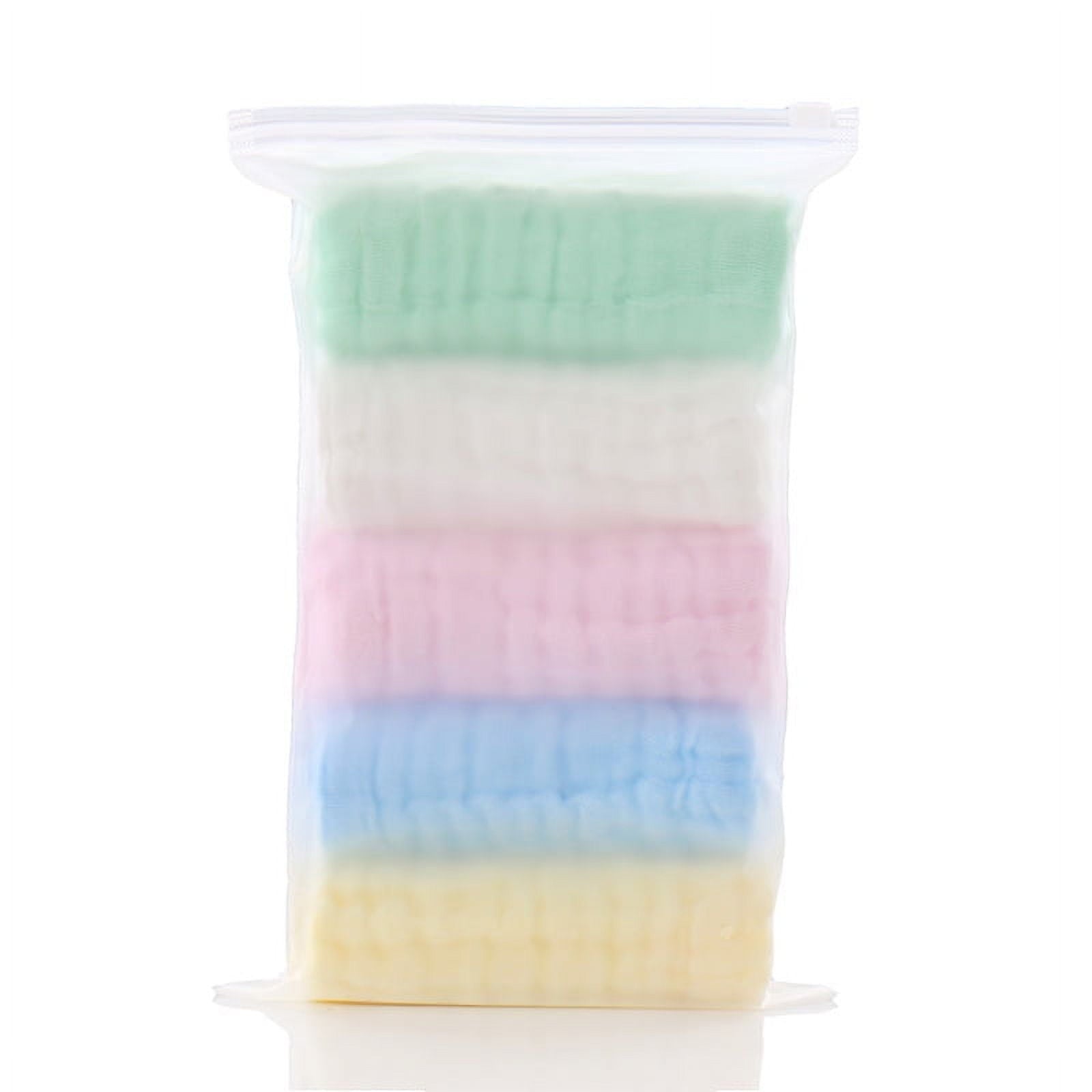 10PCS Muslin Cotton Baby Towel Soft Baby Bath Towel Multicolor Newborn Washcloths and Towels Multicolor