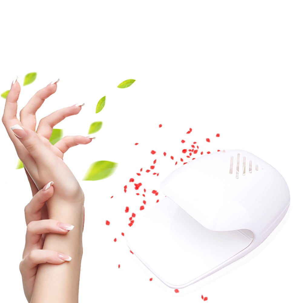 Portable Finger Toe Nail Polish Dryer Drying Blow Fan Manicure Art Tool Machine Purple