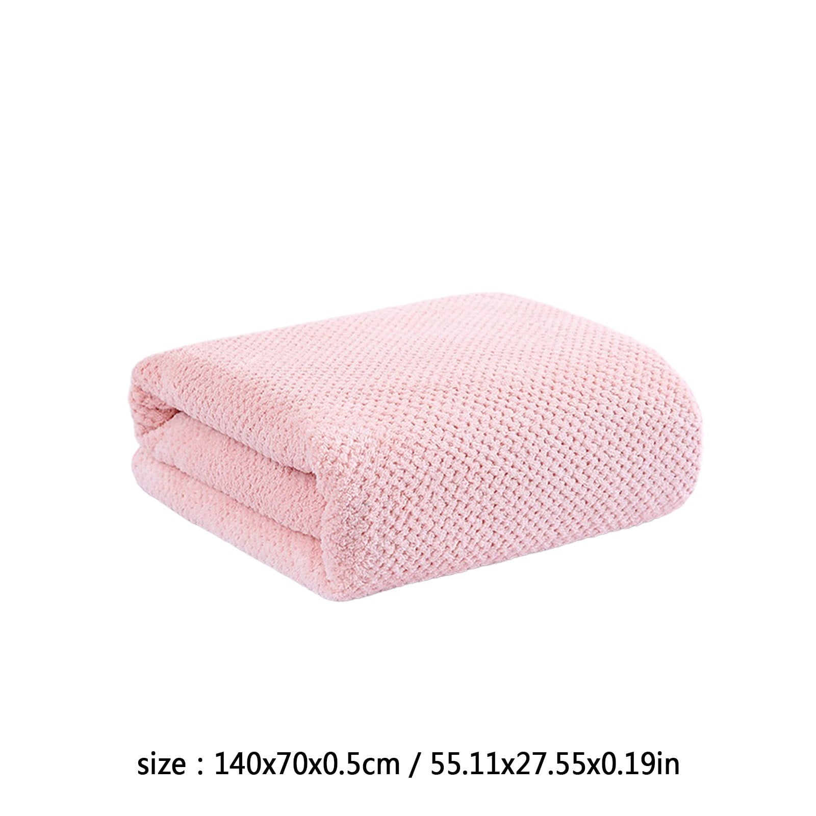 Chmadoxn Bath Towel, Oversize Bath Towel, 55×28 Inch Large Microfiber Bath Towels, Soft, Absorbent, and Quick Dry Towels for Bathroom, Pool, Beach, Swim, and Yoga, Large Bathroom Towels for Daily Use 13.4×30 in Pink