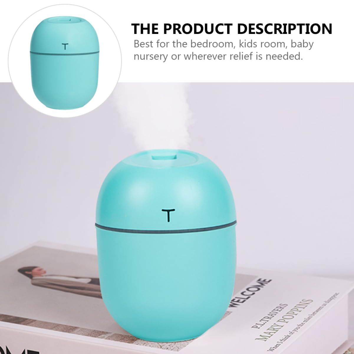 Car Humidifier Humidifiers for Home Air Humidifier Mini Humidifier House Humidifier Practical Desk Durable Usb Abs Mute
