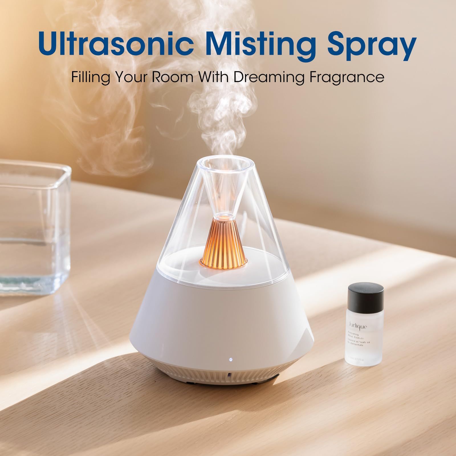 Essential Oil Diffuser,Modern Design Fragrance Aroma Diffuser for Home,Living Room,Bedroom,USB Powered 150ml