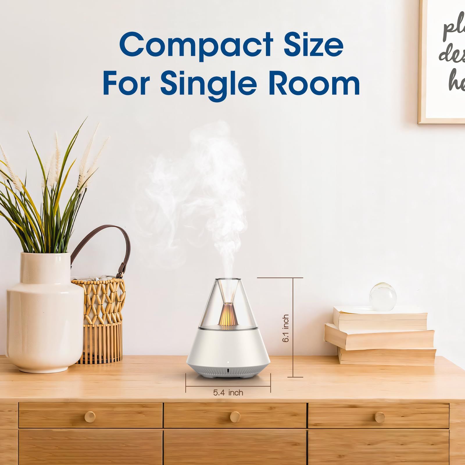 Essential Oil Diffuser,Modern Design Fragrance Aroma Diffuser for Home,Living Room,Bedroom,USB Powered 150ml