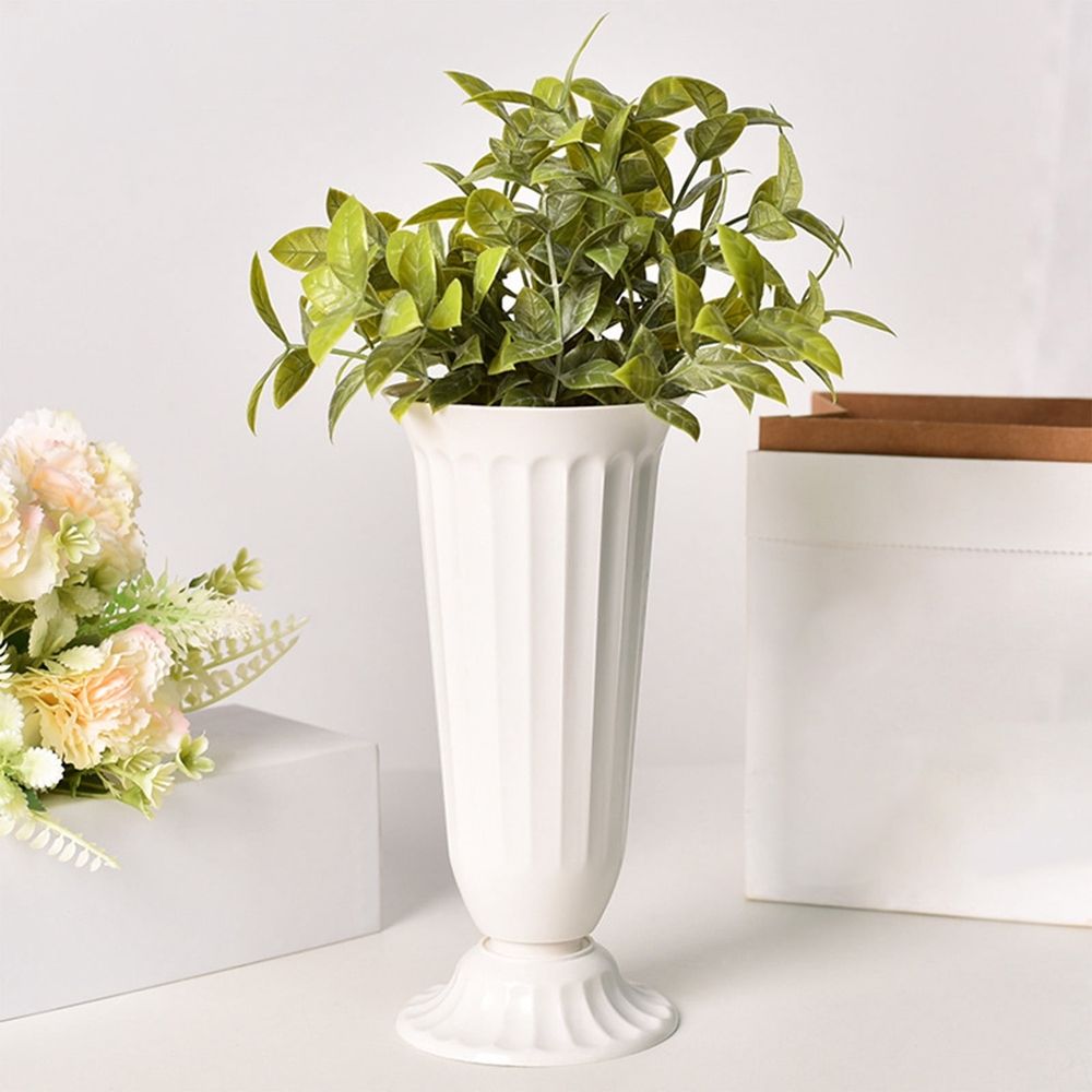 European Roman Plastic Flower Vase for Imitation Flower Arrangement Ideal Gardening Decoration Decorative Home Accent