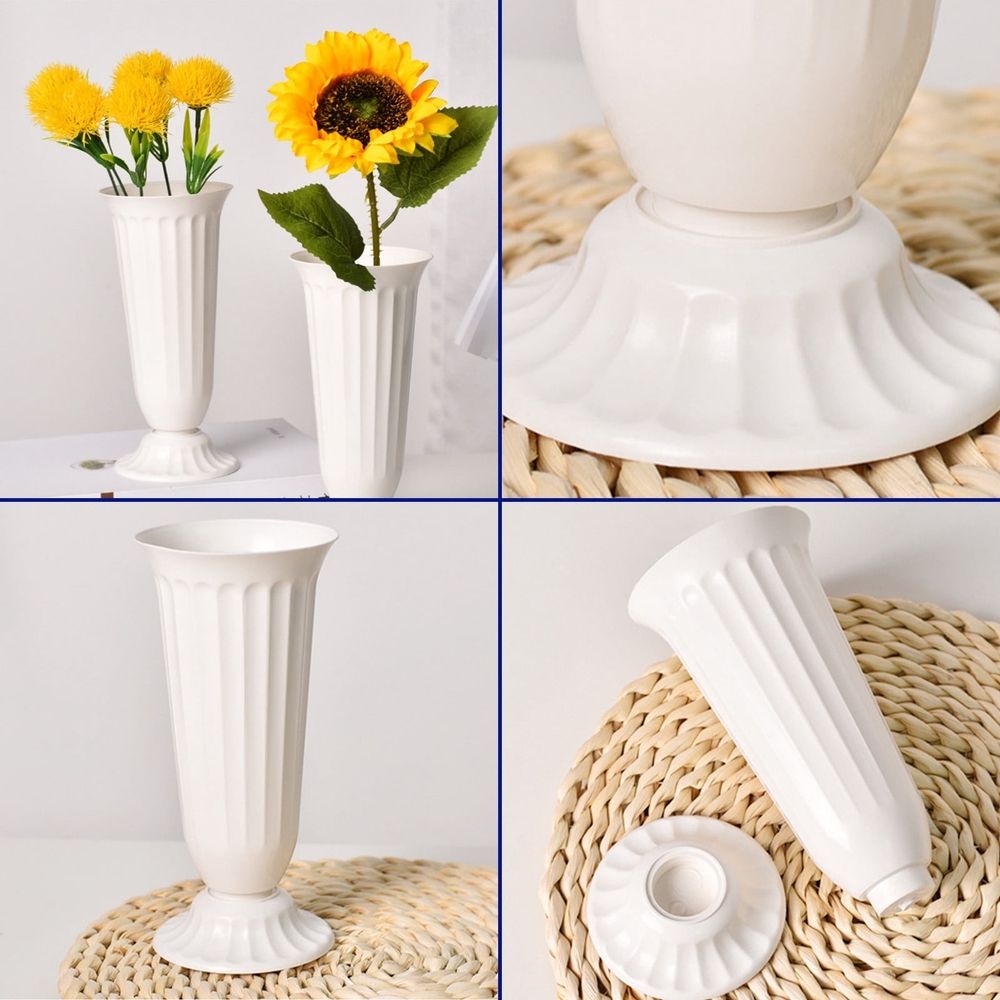 European Roman Plastic Flower Vase for Imitation Flower Arrangement Ideal Gardening Decoration Decorative Home Accent