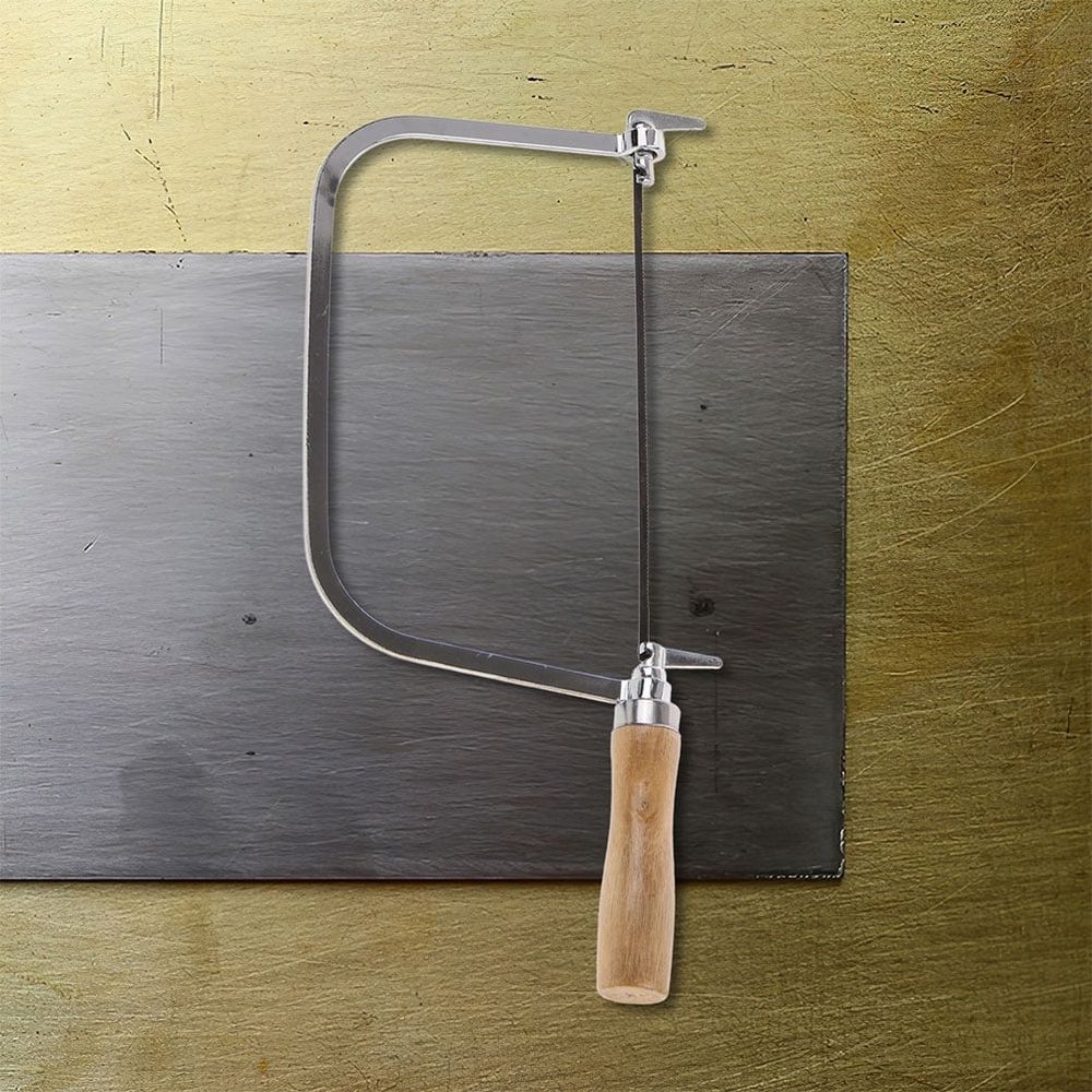 Jewelry Saw Kit Coping Saw Wood Handle U-Shape Iron 2 Sets