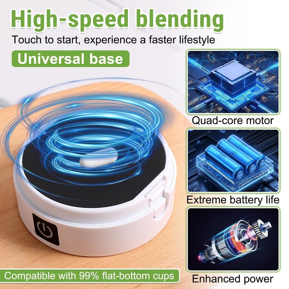 Upgraded Automatic Stirring Coffee Mug with Temperature Display & Leakproof Lid, Insulated Cup for School, Home, Office & Travel Use