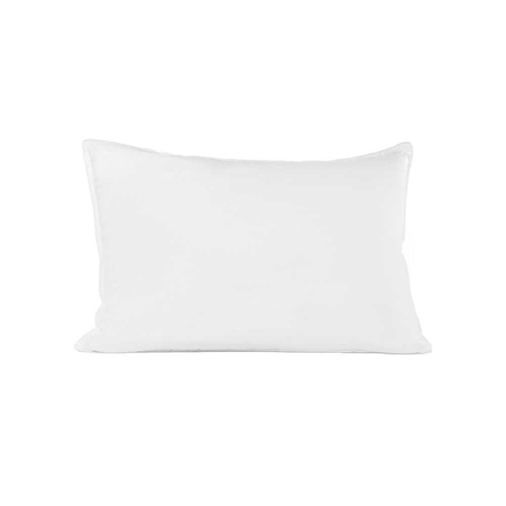 Household Pillow Insert, Comfortable and Ultra Soft Standard Pillow for Side Sleeping, Back Sleeping and Stomach Sleeping, 12" x 20" x 3", White