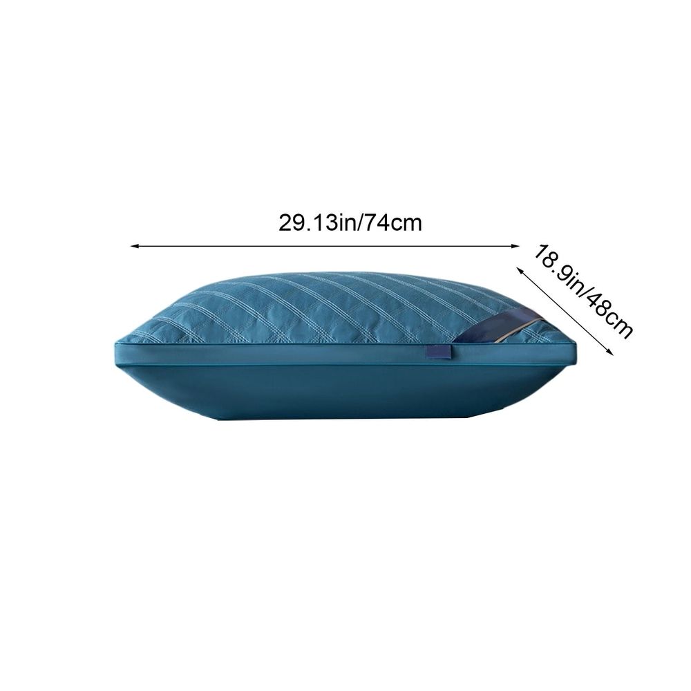 2 Pack Standard Size Bed Pillows, Hotel Luxury Cooling & Breathable Pillows, Down Alternative Gusseted for Side & Back Sleepers, Machine Washable