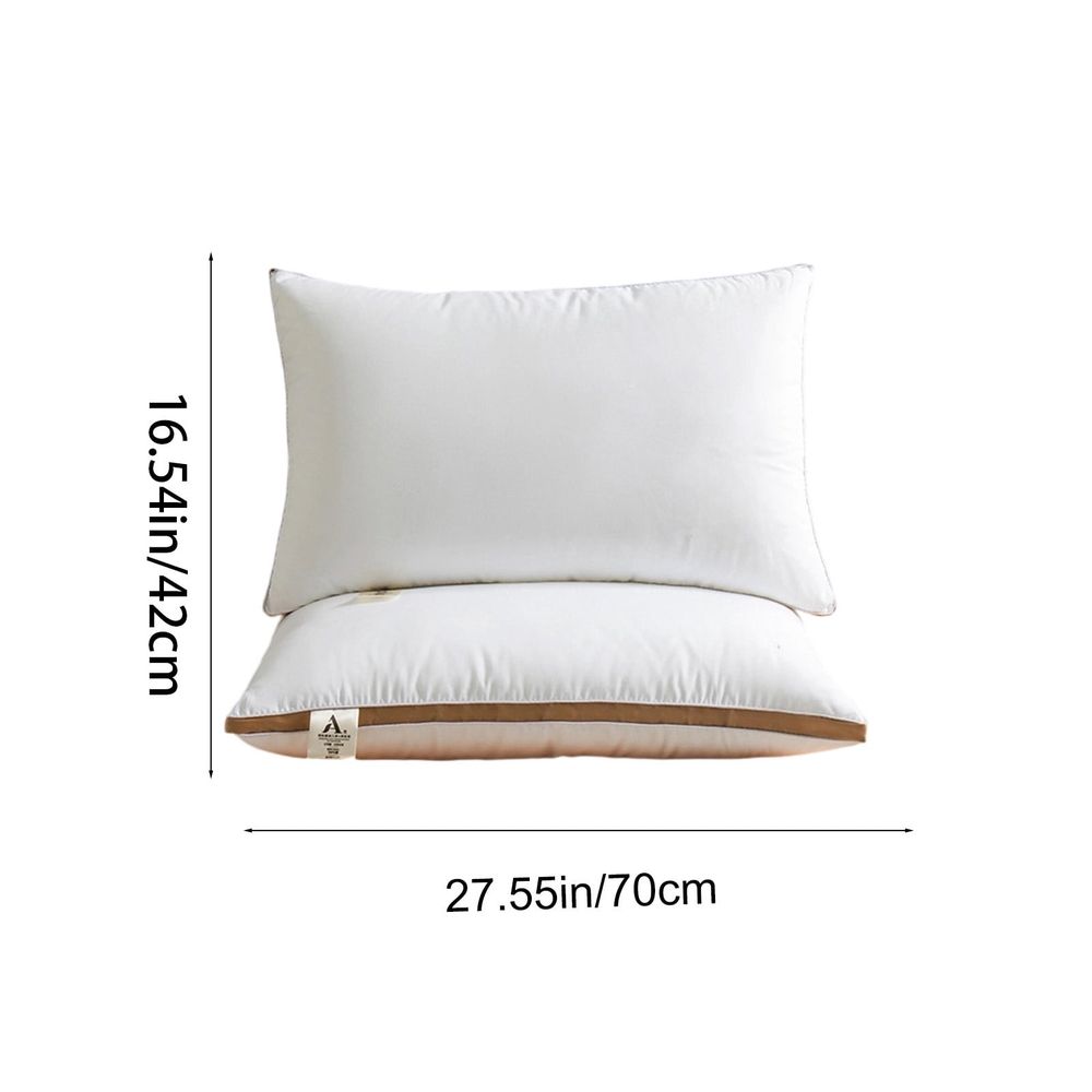 Neck Pain Pillow, Extra Firm Support for Adults and Students, Hotel Quality Bed Pillow with Orthopedic Design, Hypoallergenic and Machine Washable, Ideal for Dormitory and Home Use