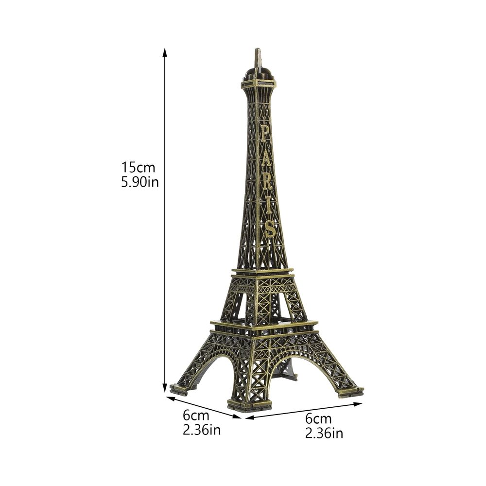 3pcs Golden Tower Models Simple Style Home Office Decor