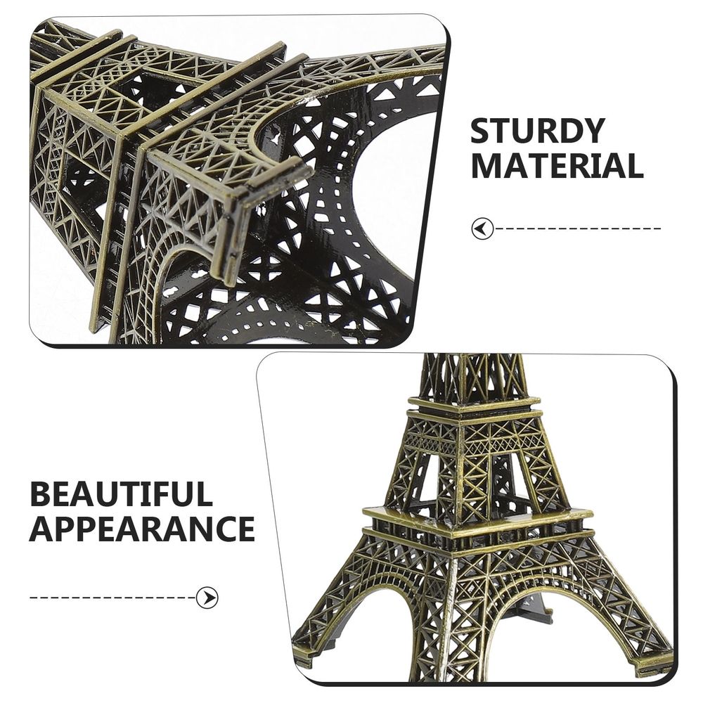 3pcs Golden Tower Models Simple Style Home Office Decor