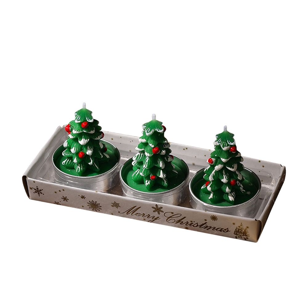 Mini Christmas Candles Set Santa Shaped Unscented Candles Tree Tea Lights Candles Tea Candles Winter Candles Home Decor Cute Stuff Christmas Decorations Merry Christmas Sign Clearance
