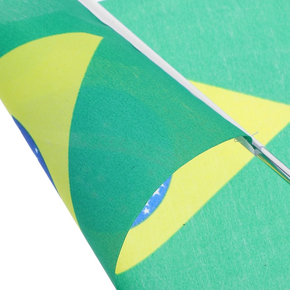Brazil Desktop Flag Easy to Install Reusable for Home Hotel Restaurant