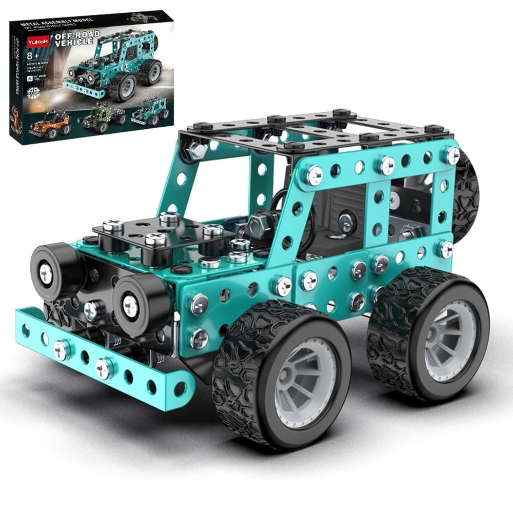 Metal Model Car Building Kit for Boys Ages 8-12, STEM Educational Construction Toy with Tools, DIY Assembly Project for Kids Teens, 3D Puzzle Gift Idea