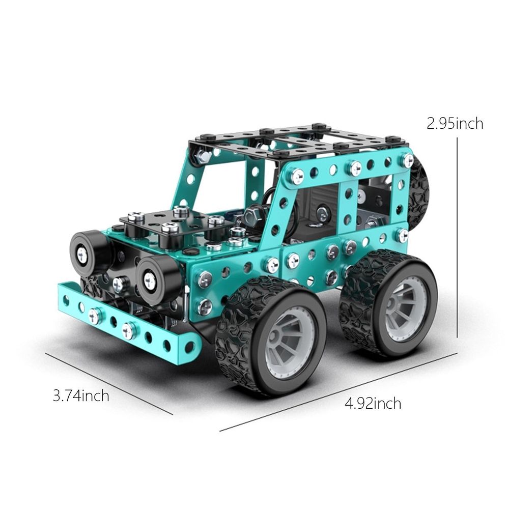 Metal Model Car Building Kit for Boys Ages 8-12, STEM Educational Construction Toy with Tools, DIY Assembly Project for Kids Teens, 3D Puzzle Gift Idea