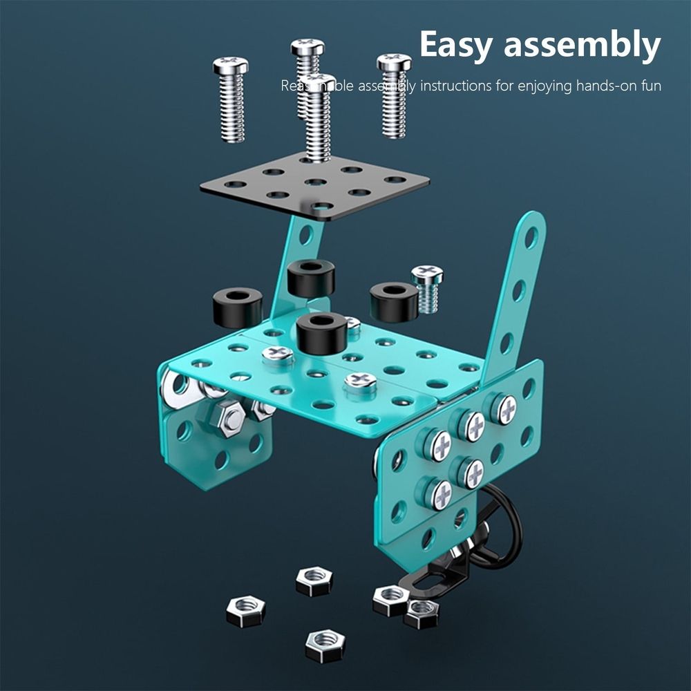 Metal Model Car Building Kit for Boys Ages 8-12, STEM Educational Construction Toy with Tools, DIY Assembly Project for Kids Teens, 3D Puzzle Gift Idea