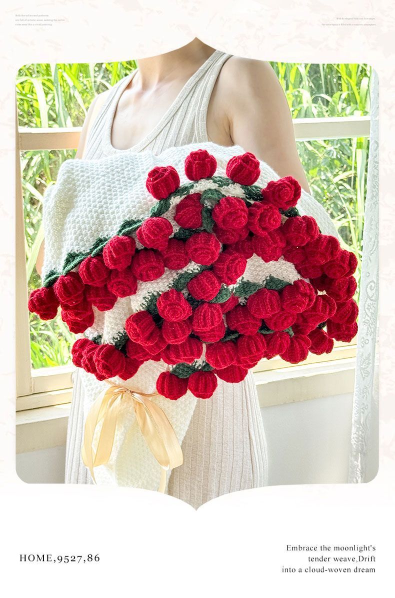 52 Pink Flowers Beige Blanket Diameter Approximately 110CM