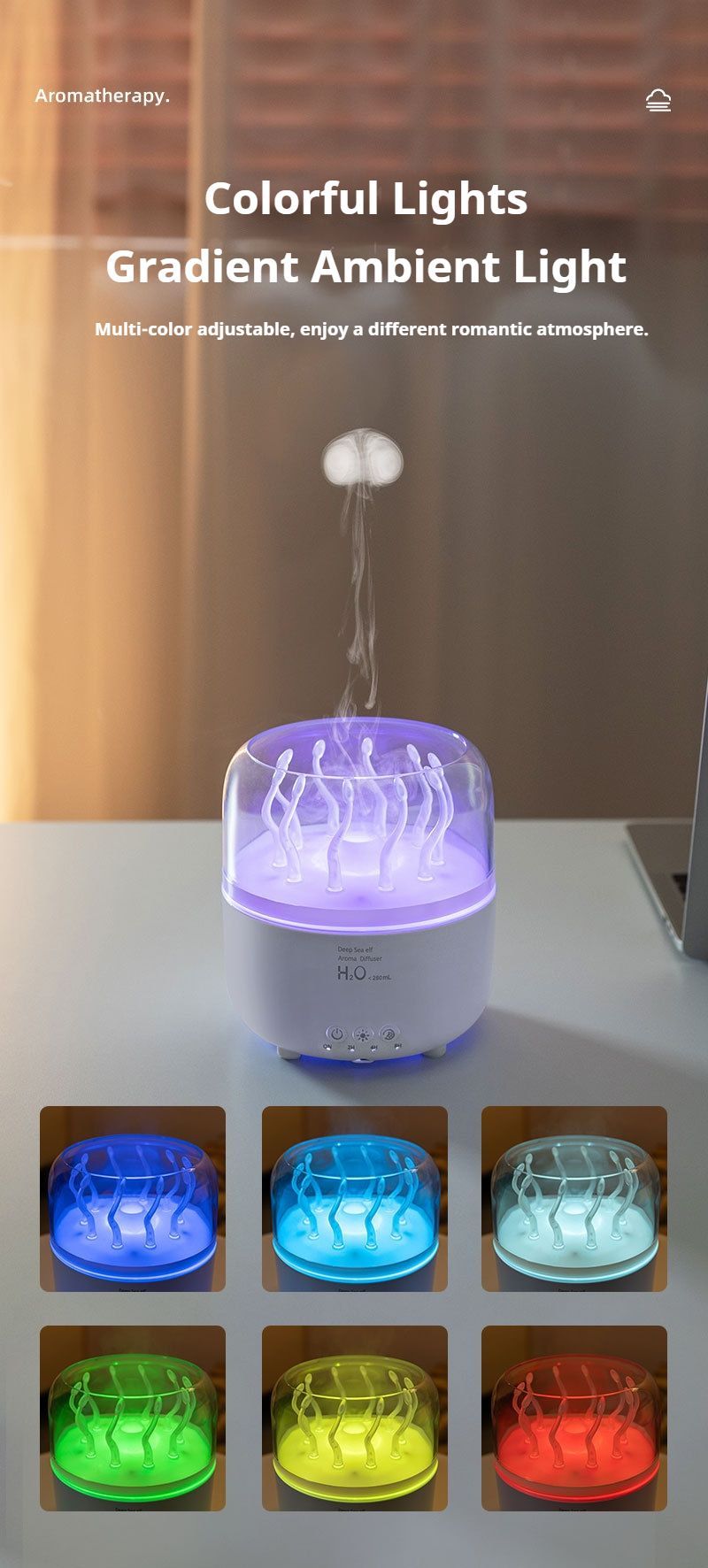 Aromatherapy diffuser black