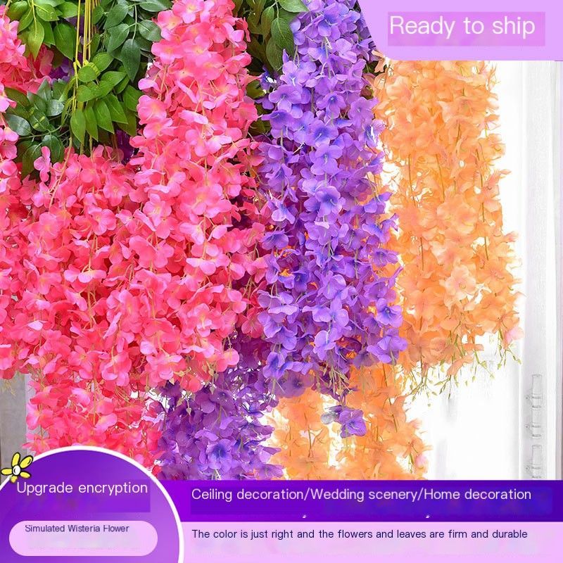 ArtificialWisteriaFlowers-DeepPink-110CM-12-StemPack